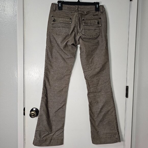 Unionbay Brown Micro-Corduroy Utility Pants Low Rise Y2K Gorpcore Size 9 - Picture 9 of 10